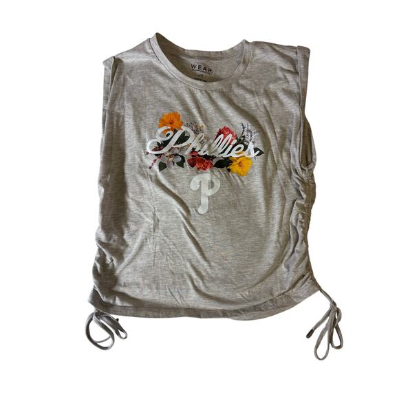 Phillies Large Floral sleeveless t shirt - Picture 1 of 4